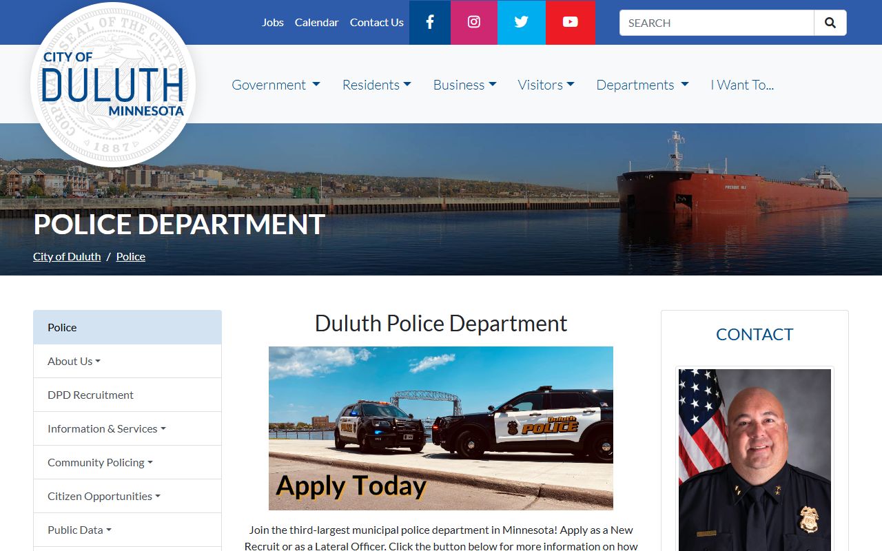 Duluth Police Department recent arrests records