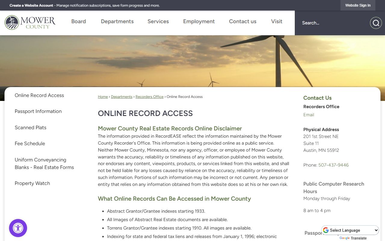 Mower County Sheriff's Office in Austin Minnesota recent arrests and jail roster